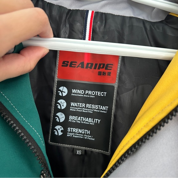 SEARIPE COLOURBLOCK JACKET - Picture 4 of 9